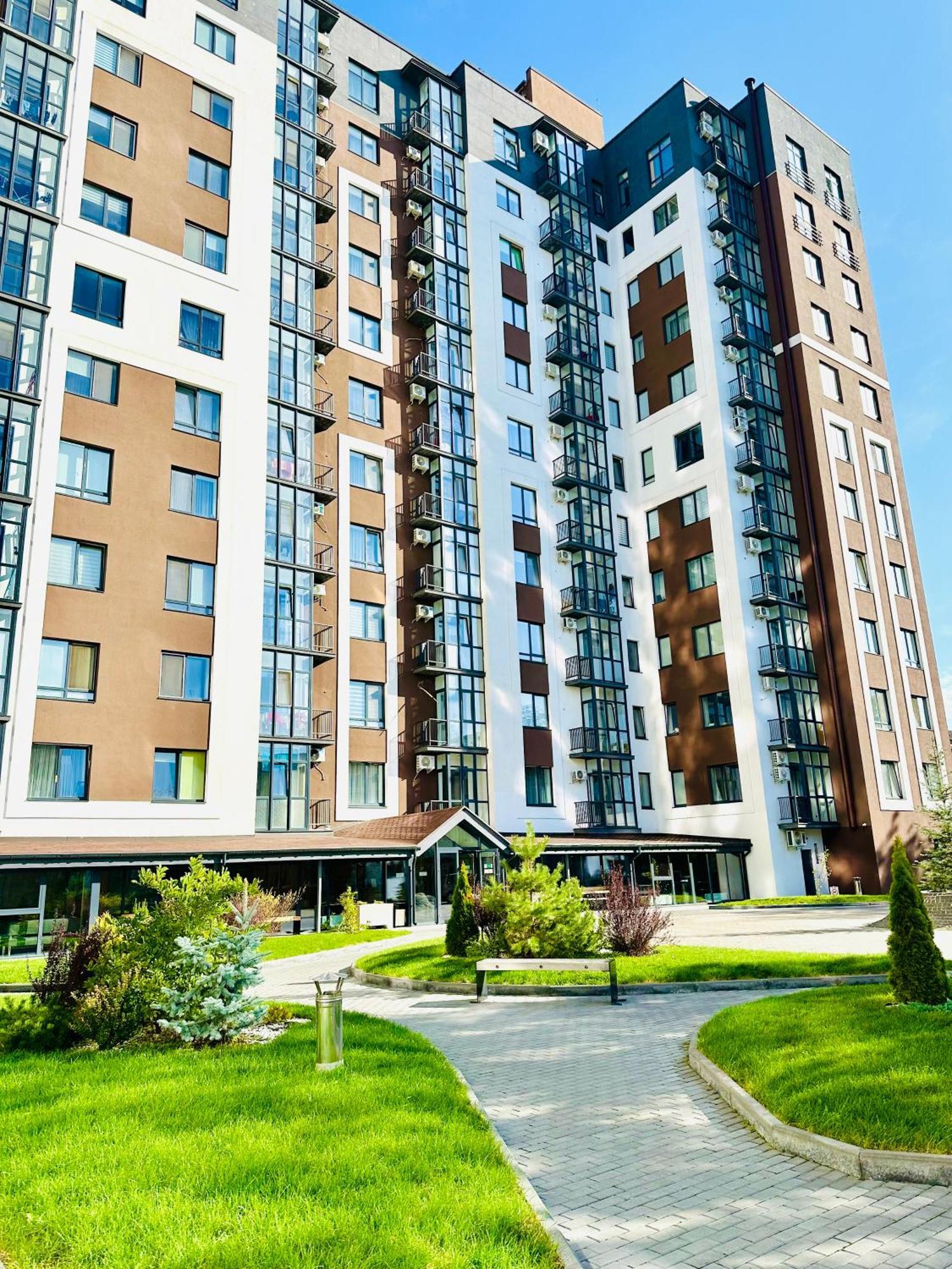 Modern With A Coffee Machine In The Center, A View Of The Apartment